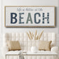 Beach Better - Floater Framed Canvas Print