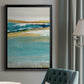 Aqua Quartz V1 - Modern Framed Canvas Print