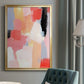 Aerial Scarlet I - Modern Framed Canvas Print