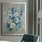 Blue Garden I - Modern Framed Canvas Print