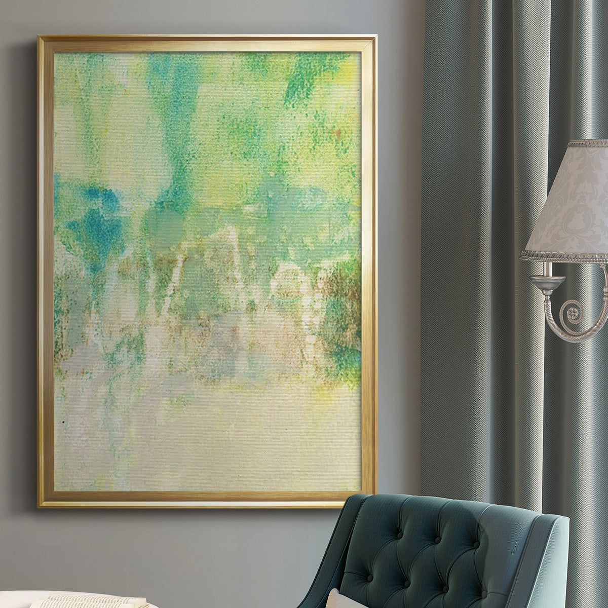 Serus II - Modern Framed Canvas Print