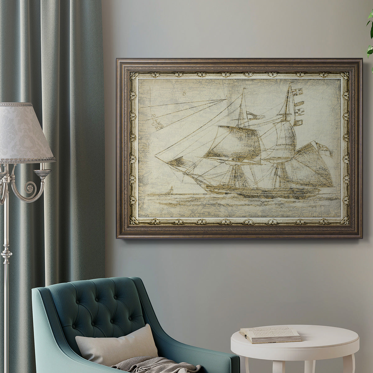 Ghost Ship II Premium Framed Canvas- Ready to Hang