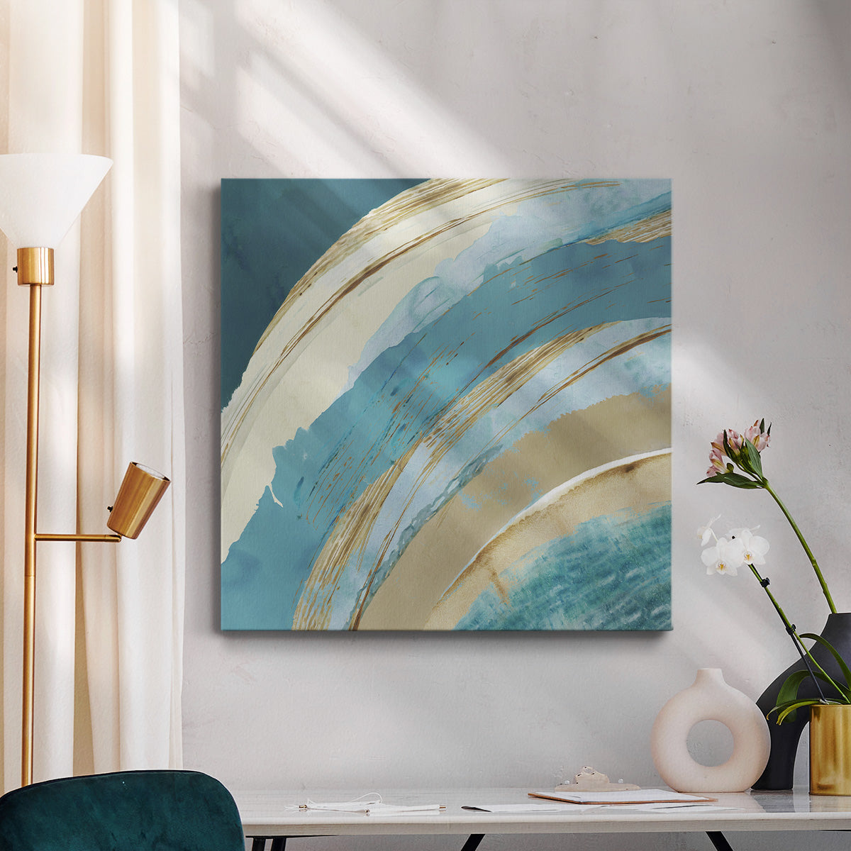 Making Blue Waves I - Canvas Art Print