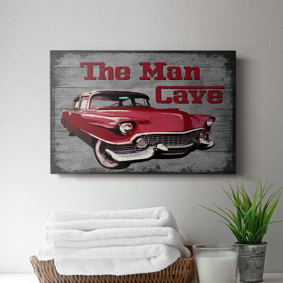 The Man Cave - Canvas Art Print