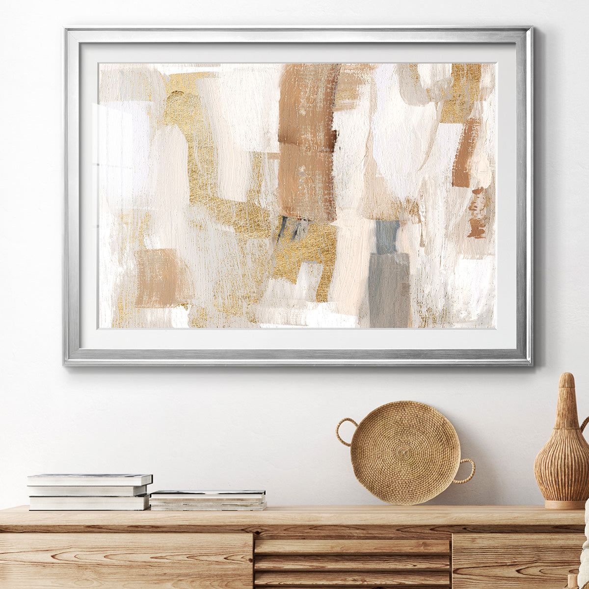 Gold Quartz I Premium Framed Print - Ready to Hang