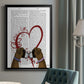 Boxer Love - Modern Framed Canvas Print