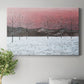 Sunset Snowfall I Premium Gallery Wrapped Canvas - Ready to Hang