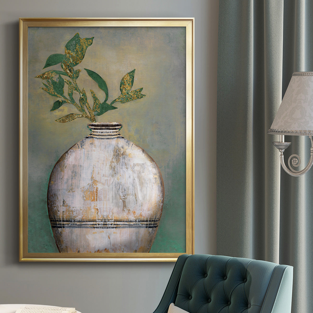 Global Vessel II - Modern Framed Canvas Print