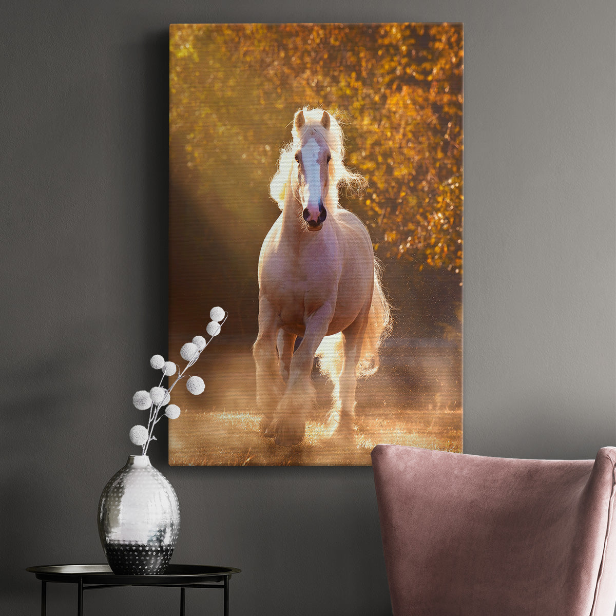 Horse Motion VIII Premium Gallery Wrapped Canvas - Ready to Hang