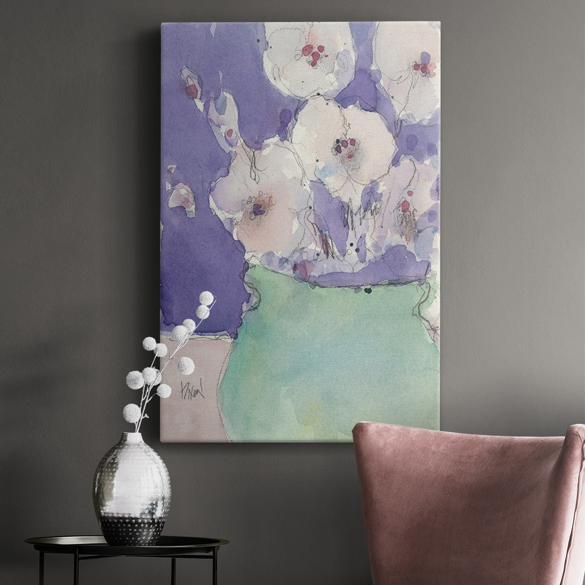 Floral Objects II - Canvas Art Print