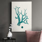 Antique Coastal Coral IX Premium Gallery Wrapped Canvas - Ready to Hang