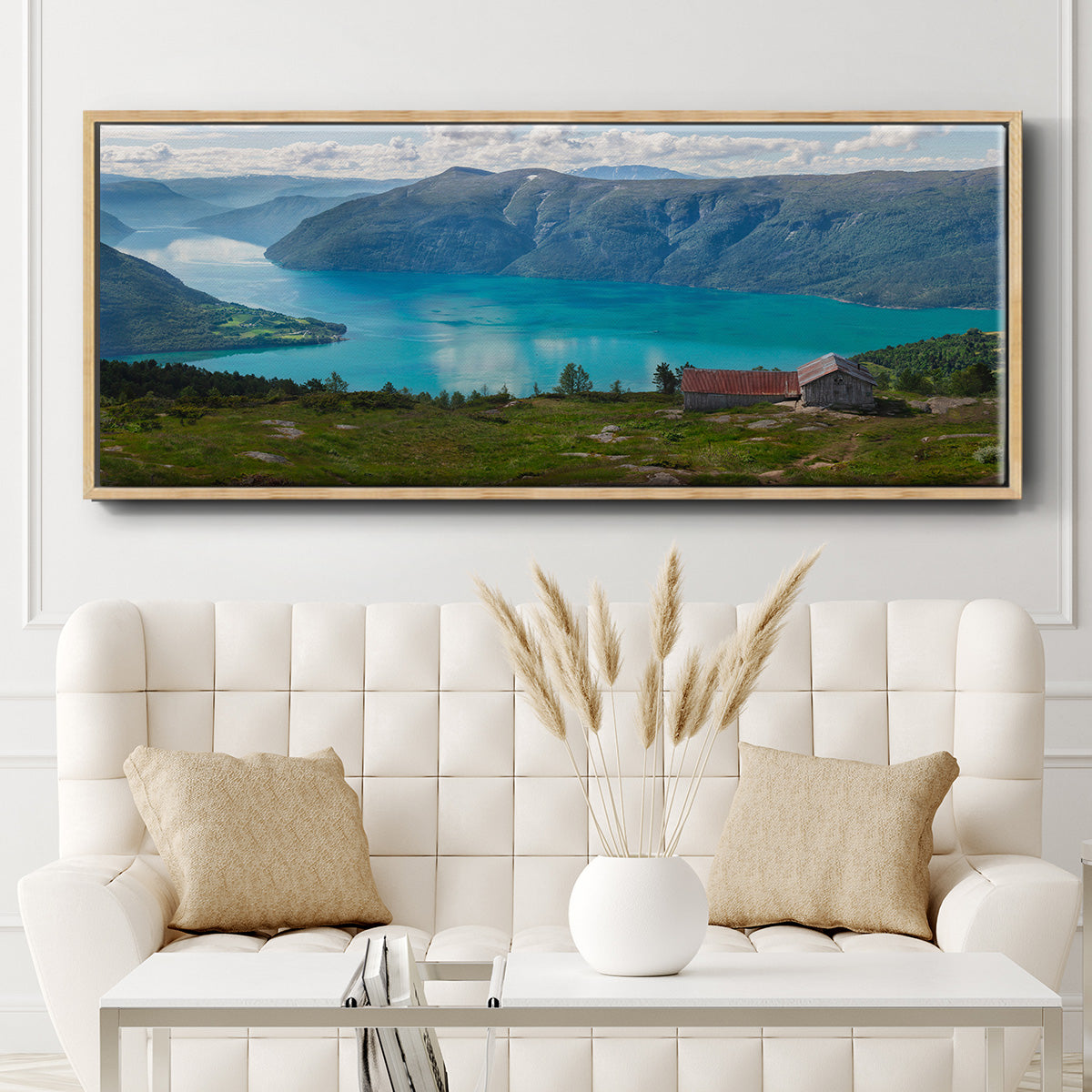 Reflection II - Floater Framed Canvas Print