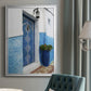 Morocco Door - Modern Framed Canvas Print
