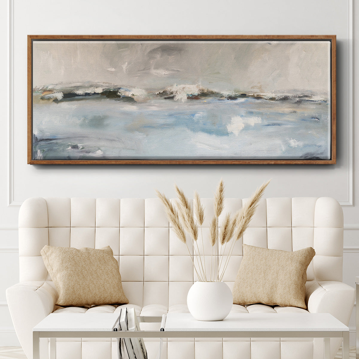 Surf Sans Turf - Floater Framed Canvas Print