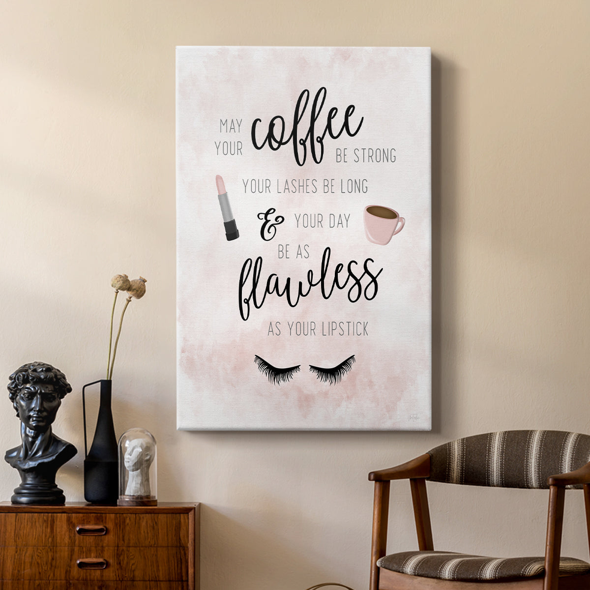 May Your Coffee Be Strong - Canvas Art Print