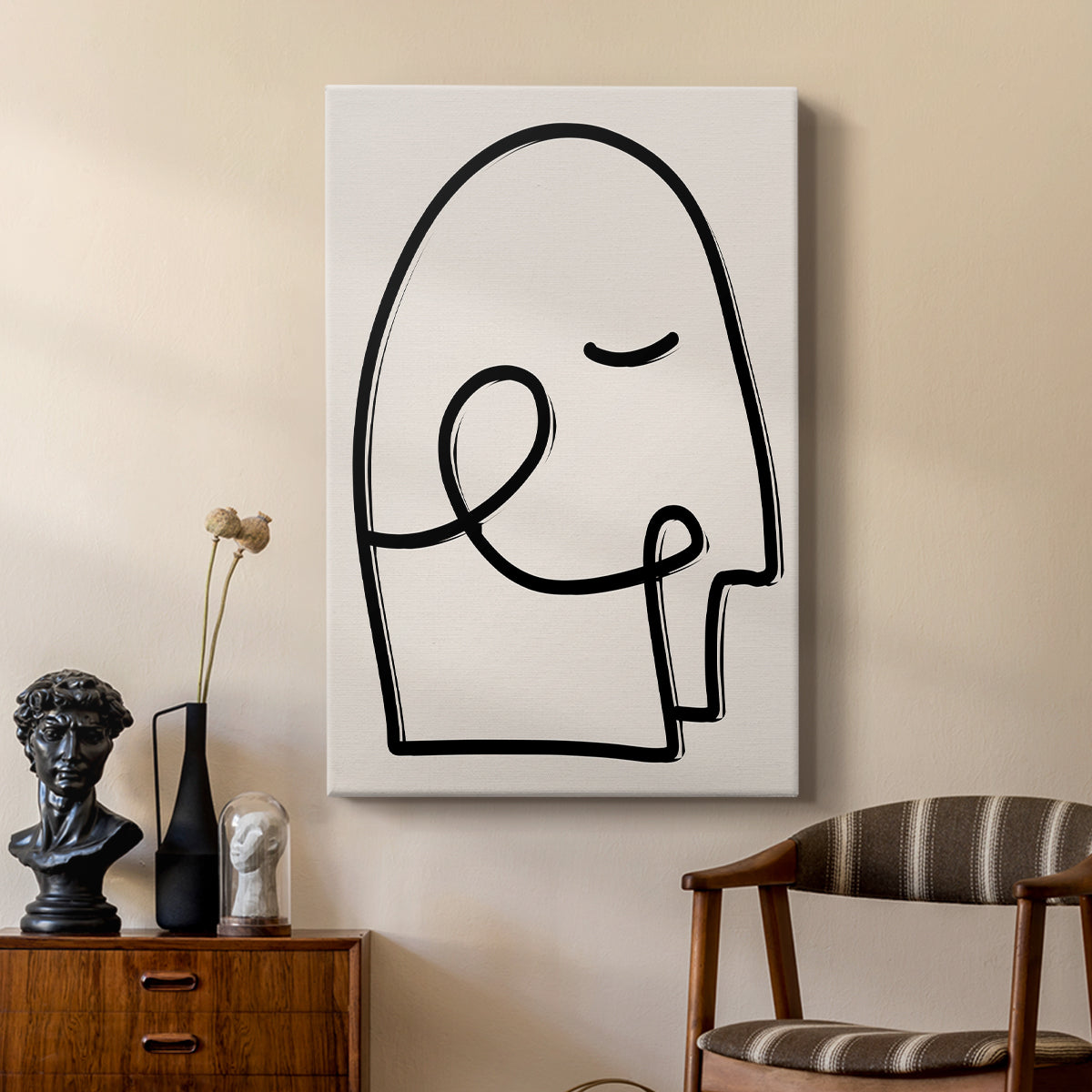 Face It I - Canvas Art Print