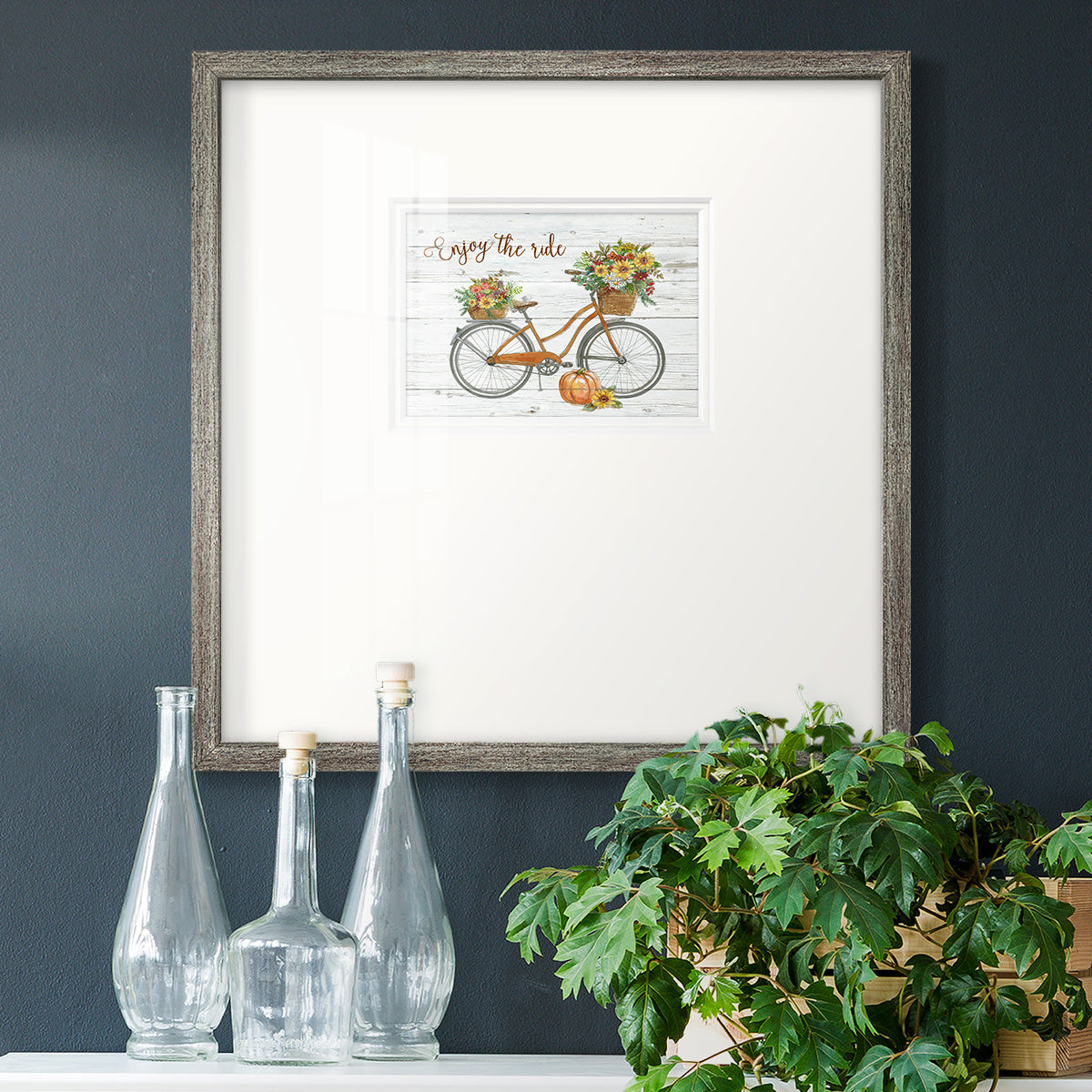 Harvest Bike Premium Framed Print Double Matboard