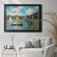 The Road Bridge At Argenteuil - Ornate Framed Canvas Print
