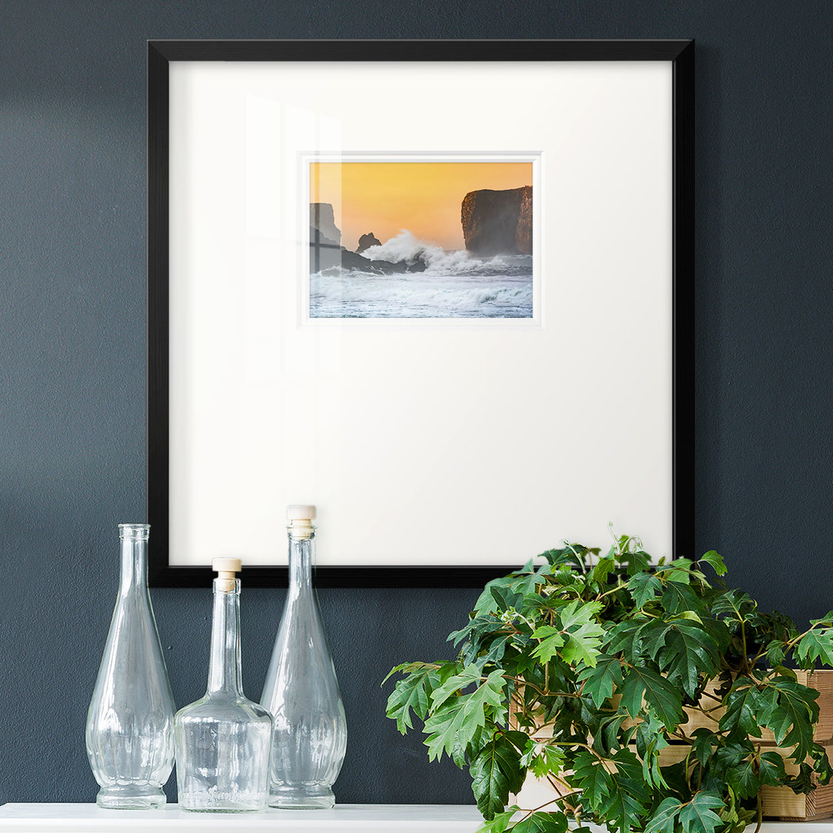 Spray Premium Framed Print Double Matboard