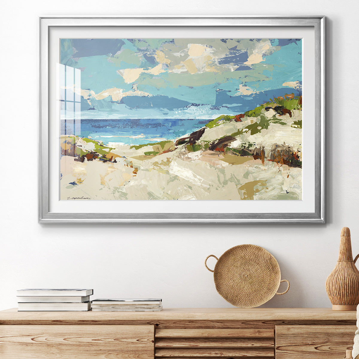 Dunes I Premium Framed Print - Ready to Hang