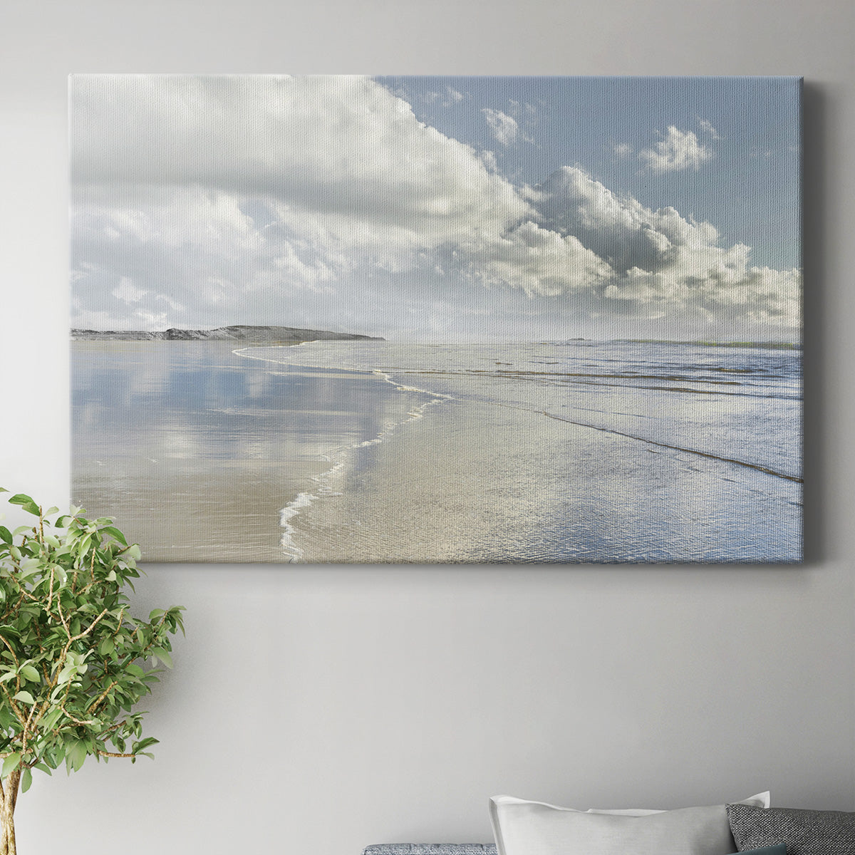 Infinity Beach Premium Gallery Wrapped Canvas - Ready to Hang