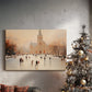 Tinsel-Gold Whisper of Dusk - Canvas Art Print