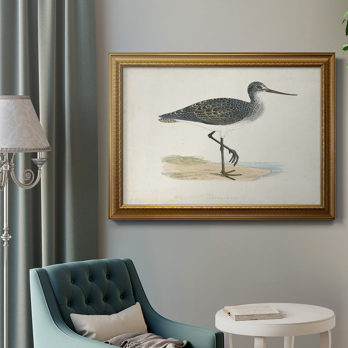 Morris Sandpipers III Premium Framed Canvas- Ready to Hang