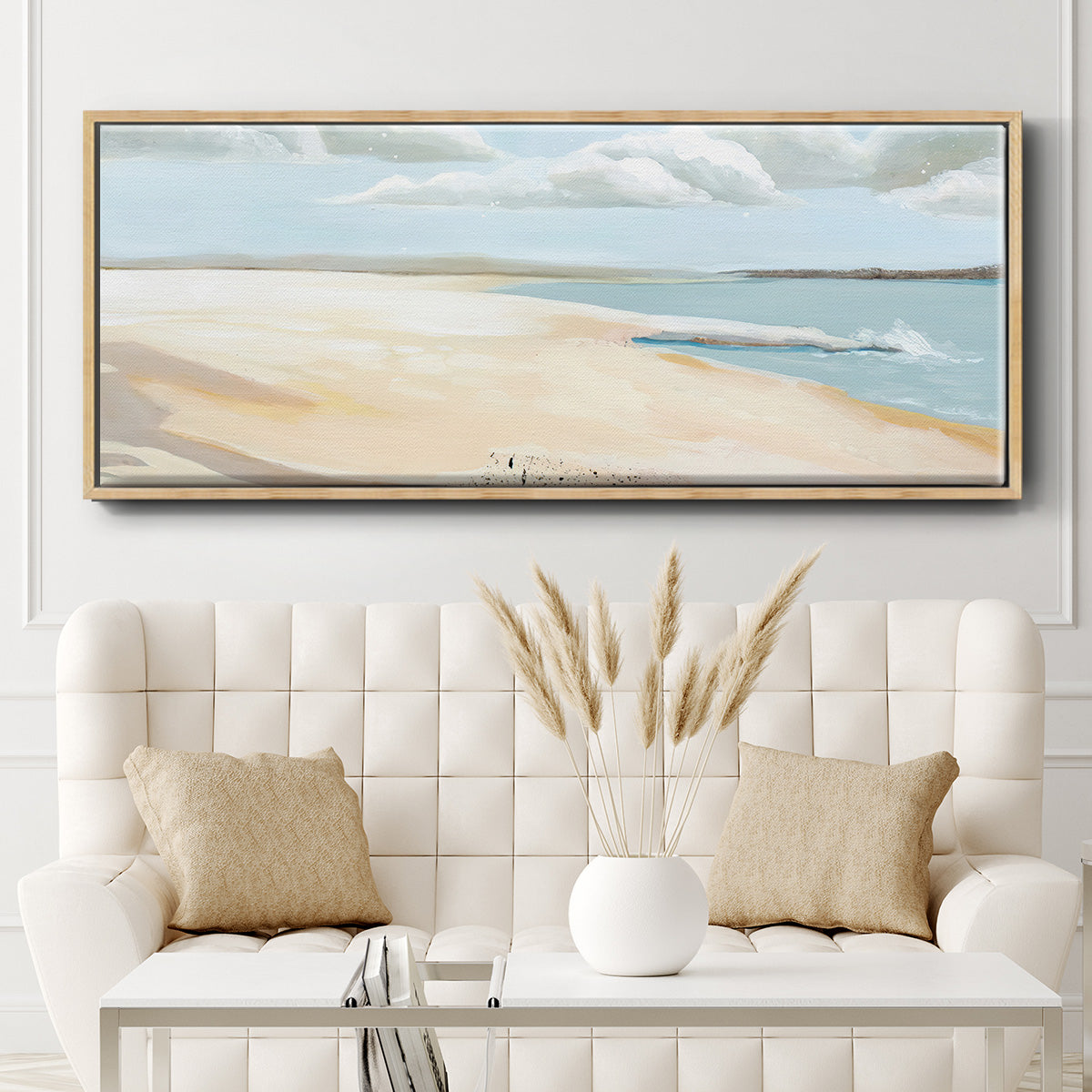 Sandy Getaway II - Floater Framed Canvas Print