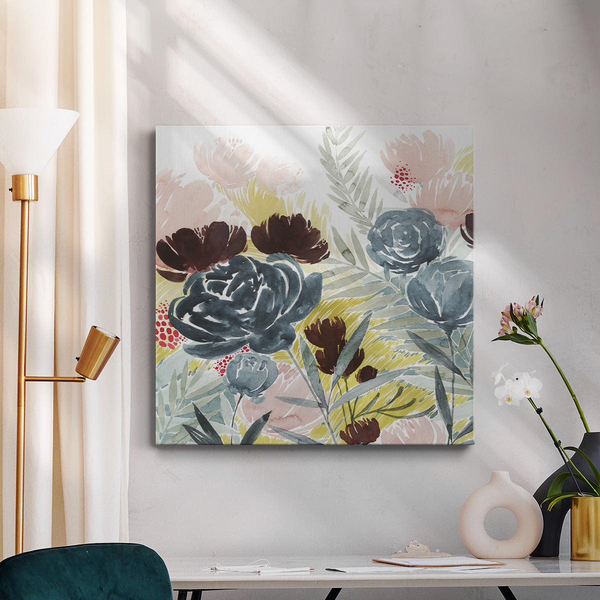 Unbridled Blooms II - Canvas Art Print