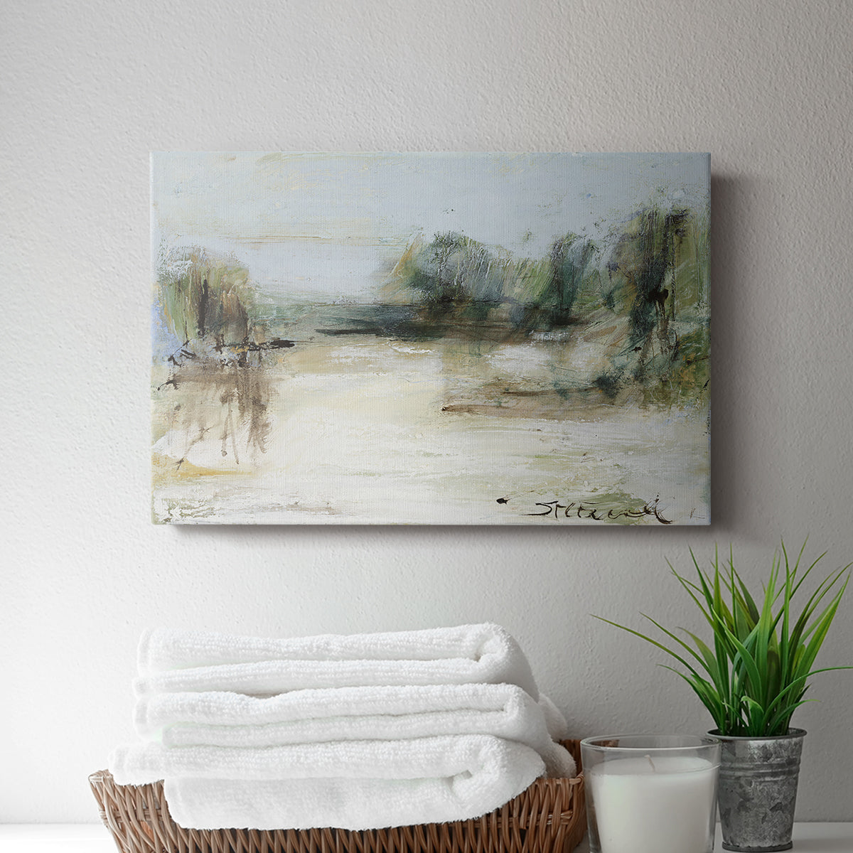 Wintery Horizon III - Canvas Art Print