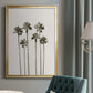 Palm Getaway - Modern Framed Canvas Print