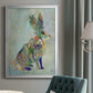 Fantastic Florals Hare, Sitting - Modern Framed Canvas Print