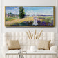 The Promenade, Argenteuil, 1875 - Floater Framed Canvas Print