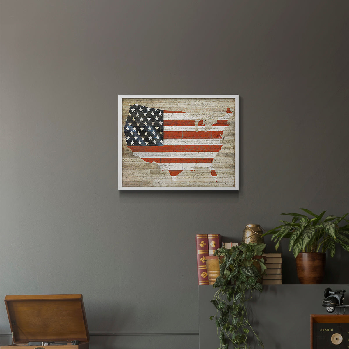 46171,american flag,united states,map outline,vintage art,wall decor,patriotic art,framed artwork,country representation,home decoration,textured background,heritage,national pride,calligraphy style,interior design,art illustration,graphic design,iconic symbol,state outlines,creative decor,rustic art,visual art,modern home,border design,expressive artwork,traditional art,memorable decor,cultural heritage,art frame,handmade art,artisanal design,Re-stickable,Patriotic