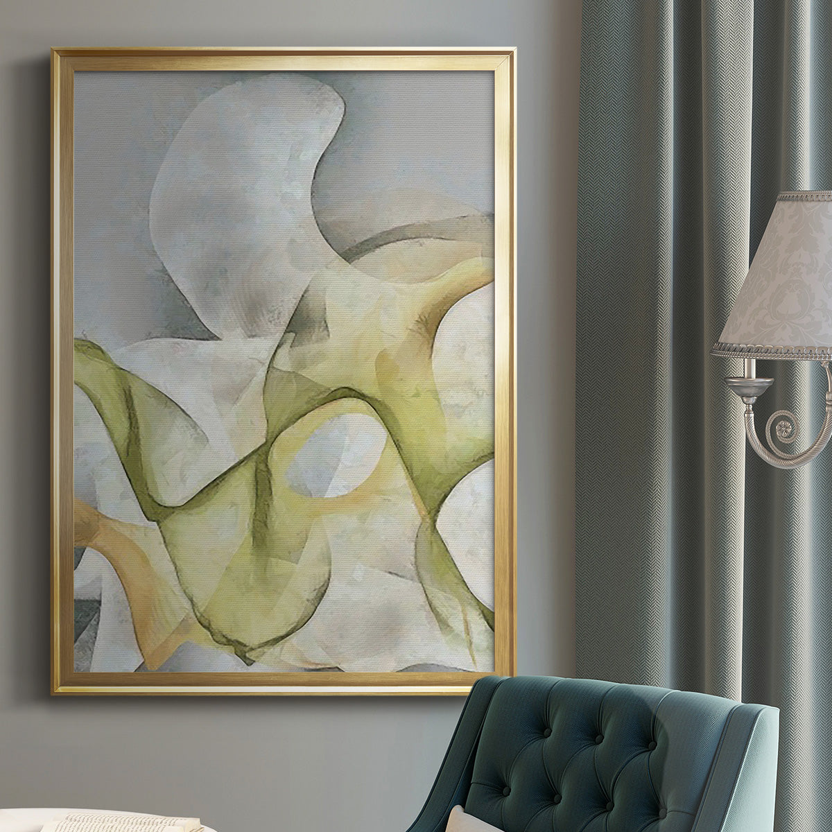 Excursion I - Modern Framed Canvas Print