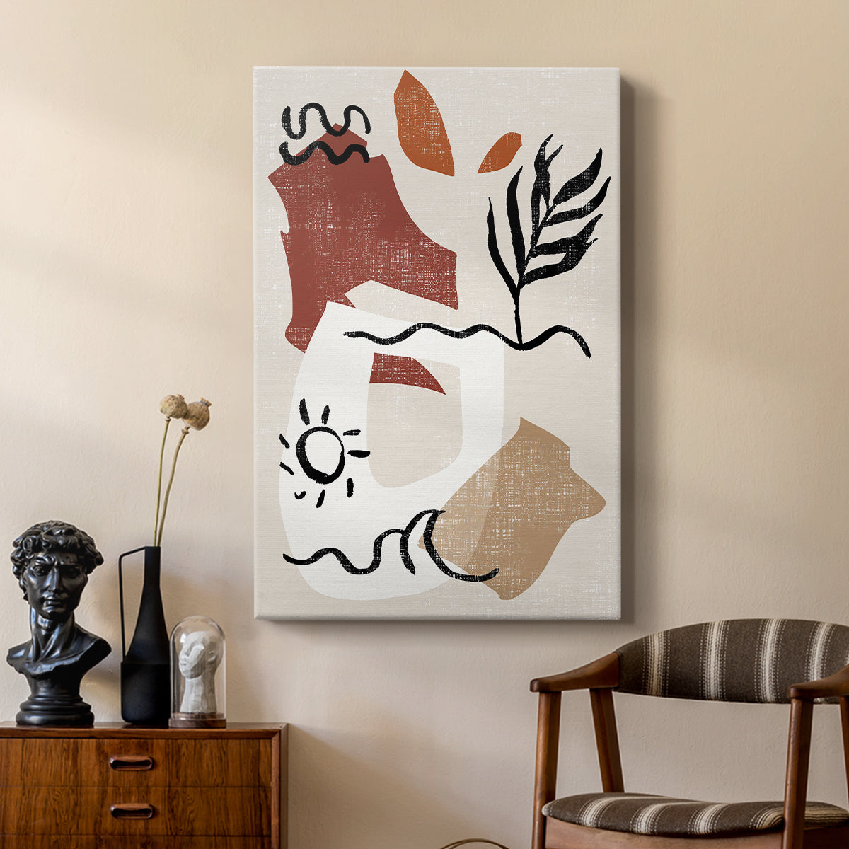 Soft Palms IV - Canvas Art Print