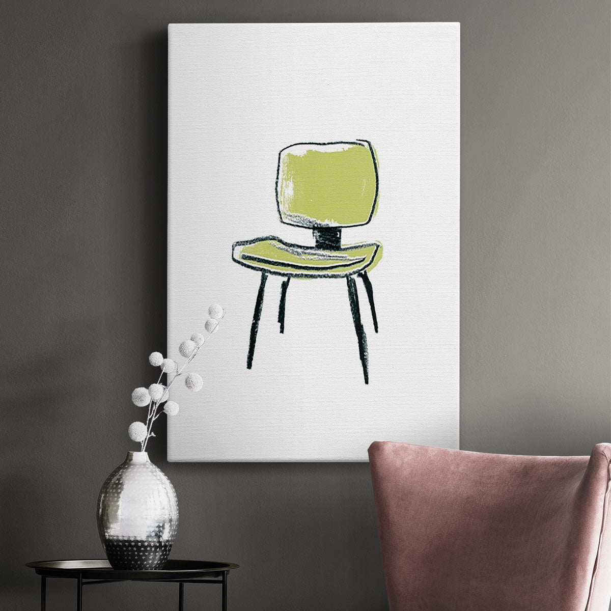 Take a Seat VI Premium Gallery Wrapped Canvas - Ready to Hang