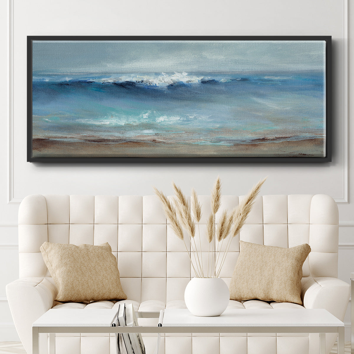 Northeast Wind - Floater Framed Canvas Print