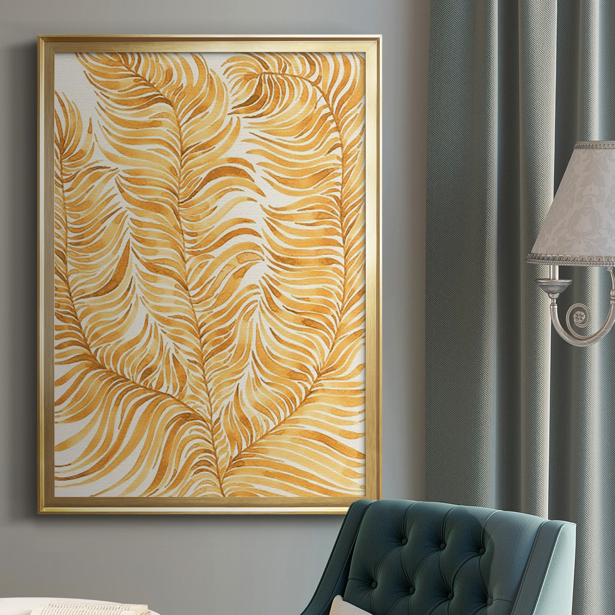 Quiet Harmony IV - Modern Framed Canvas Print