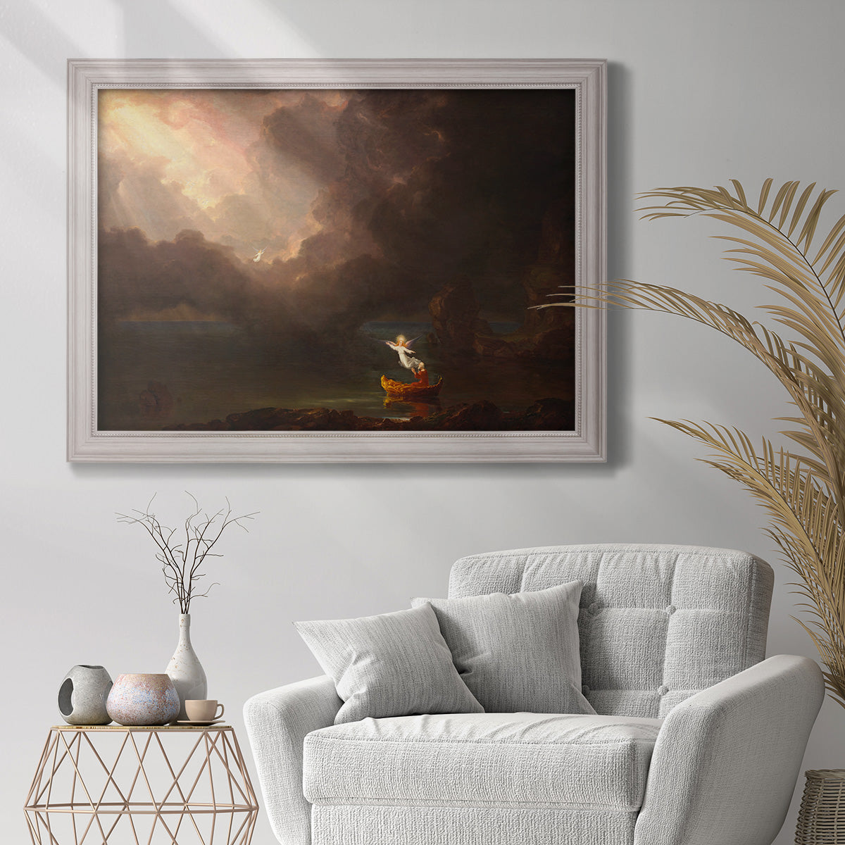 The Voyage of Life - Ornate Framed Canvas Print