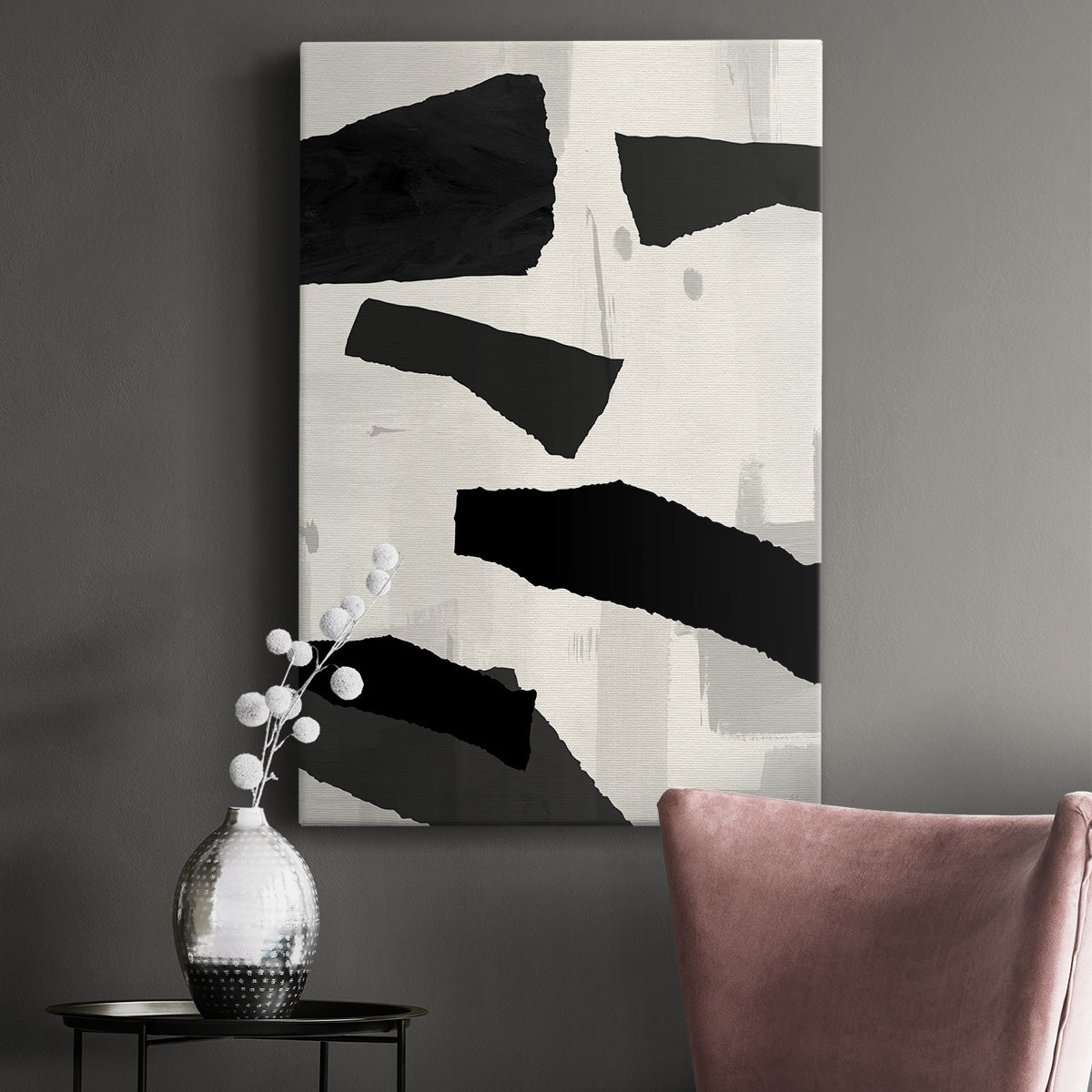 Mountain Paths II Premium Gallery Wrapped Canvas - Ready to Hang