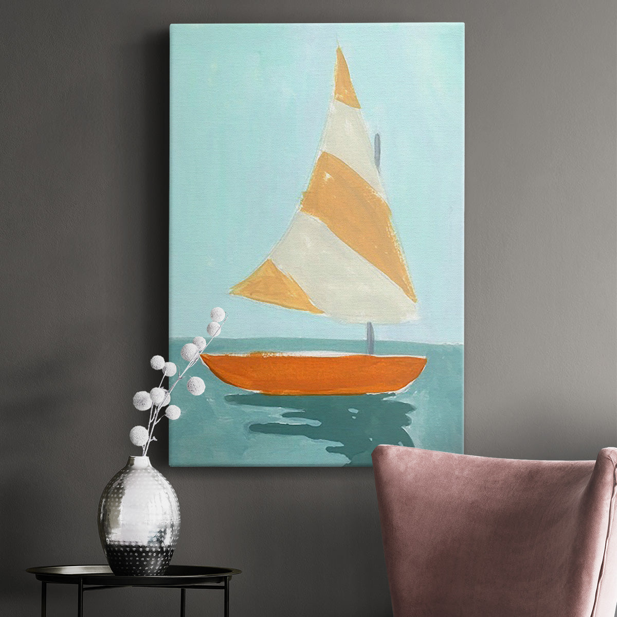 Small Sail I - Canvas Art Print