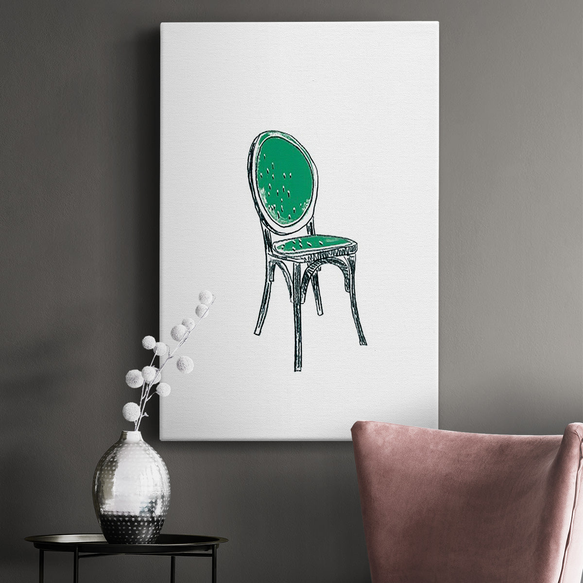 Take a Seat VIII Premium Gallery Wrapped Canvas - Ready to Hang