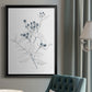 Indigo Sketch I - Modern Framed Canvas Print