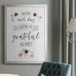 Grateful Heart - Modern Framed Canvas Print