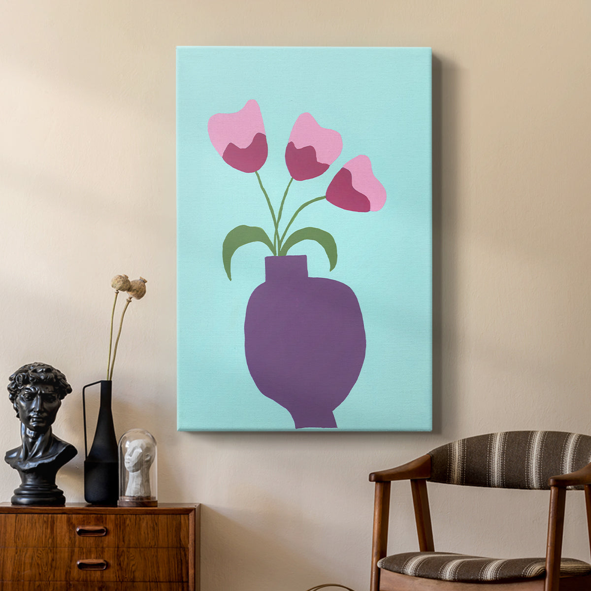 Modern Blooms I - Canvas Art Print