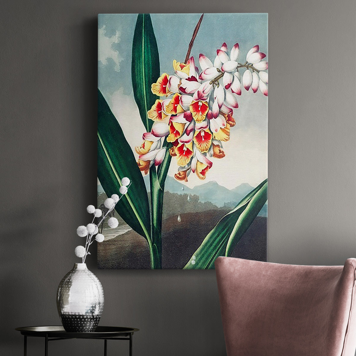 Temple of Flora VII - Canvas Art Print