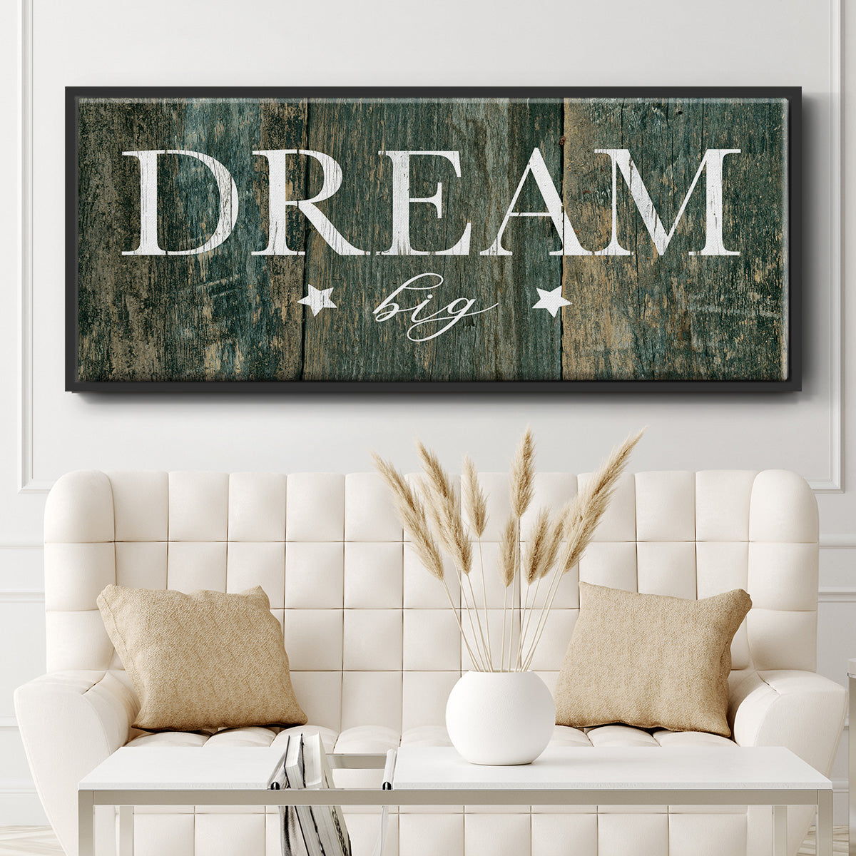 Dream Big - Floater Framed Canvas Print