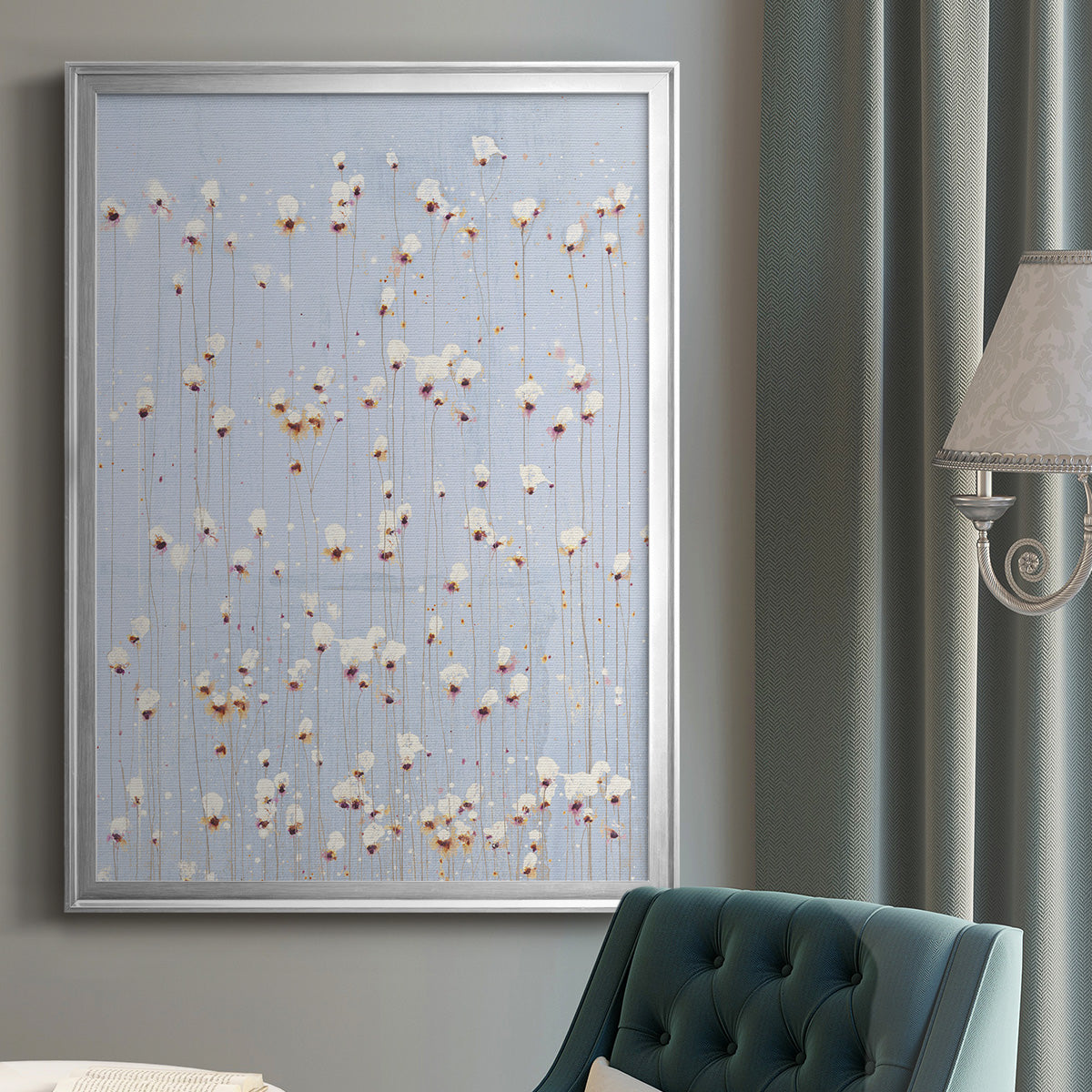 String Theory V1 - Modern Framed Canvas Print