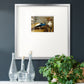 Golden Peacock v Premium Framed Print Double Matboard